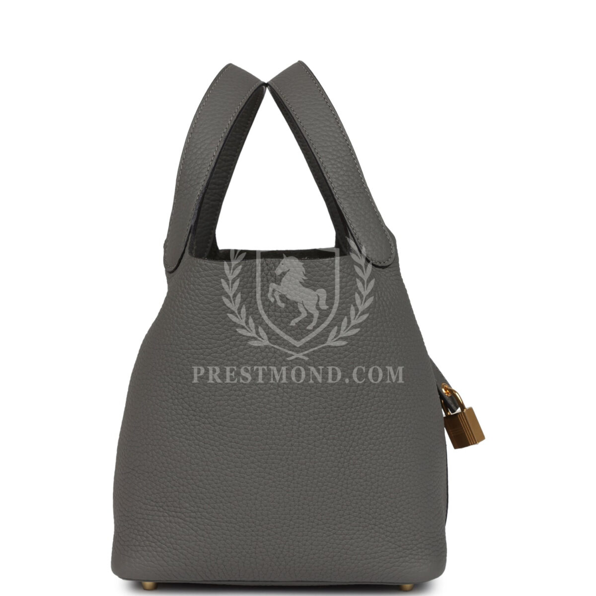 Hermes Picotin Lock 18 Gris Meyer Clemence GHW — изображение 3