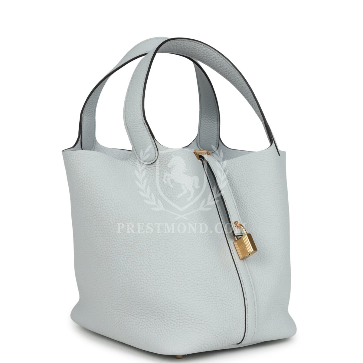 Hermes Picotin Lock 22 Bleu Pale Clemence GHW — изображение 2