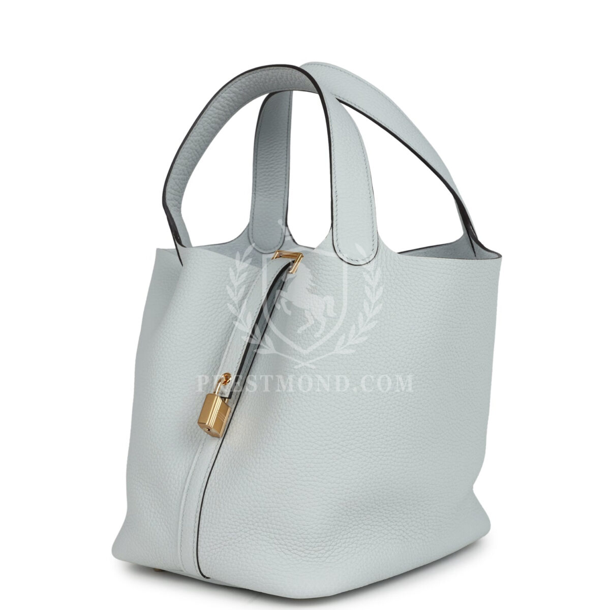 Hermes Picotin Lock 22 Bleu Pale Clemence GHW — изображение 5