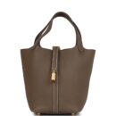 Hermes Picotin Lock 18 Etoupe Clemence GHW