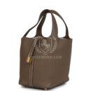 Hermes Picotin Lock 18 Etoupe Clemence GHW