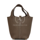 Hermes Picotin Lock 18 Etoupe Clemence GHW