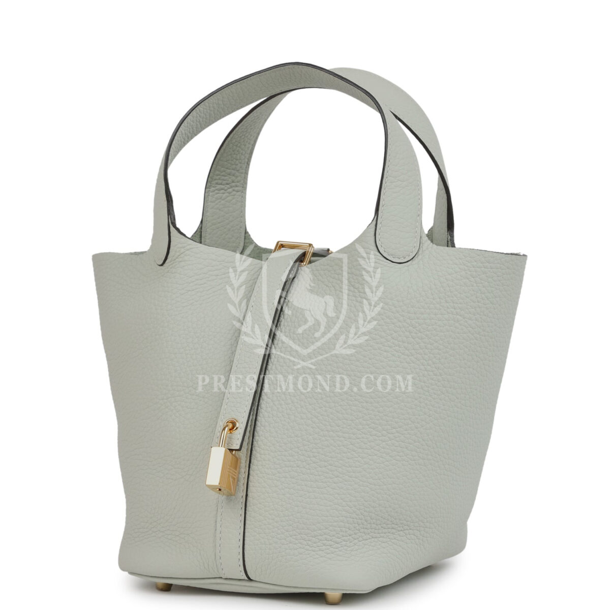 Hermes Picotin Lock 18 Gris Neve Clemence GHW — изображение 5