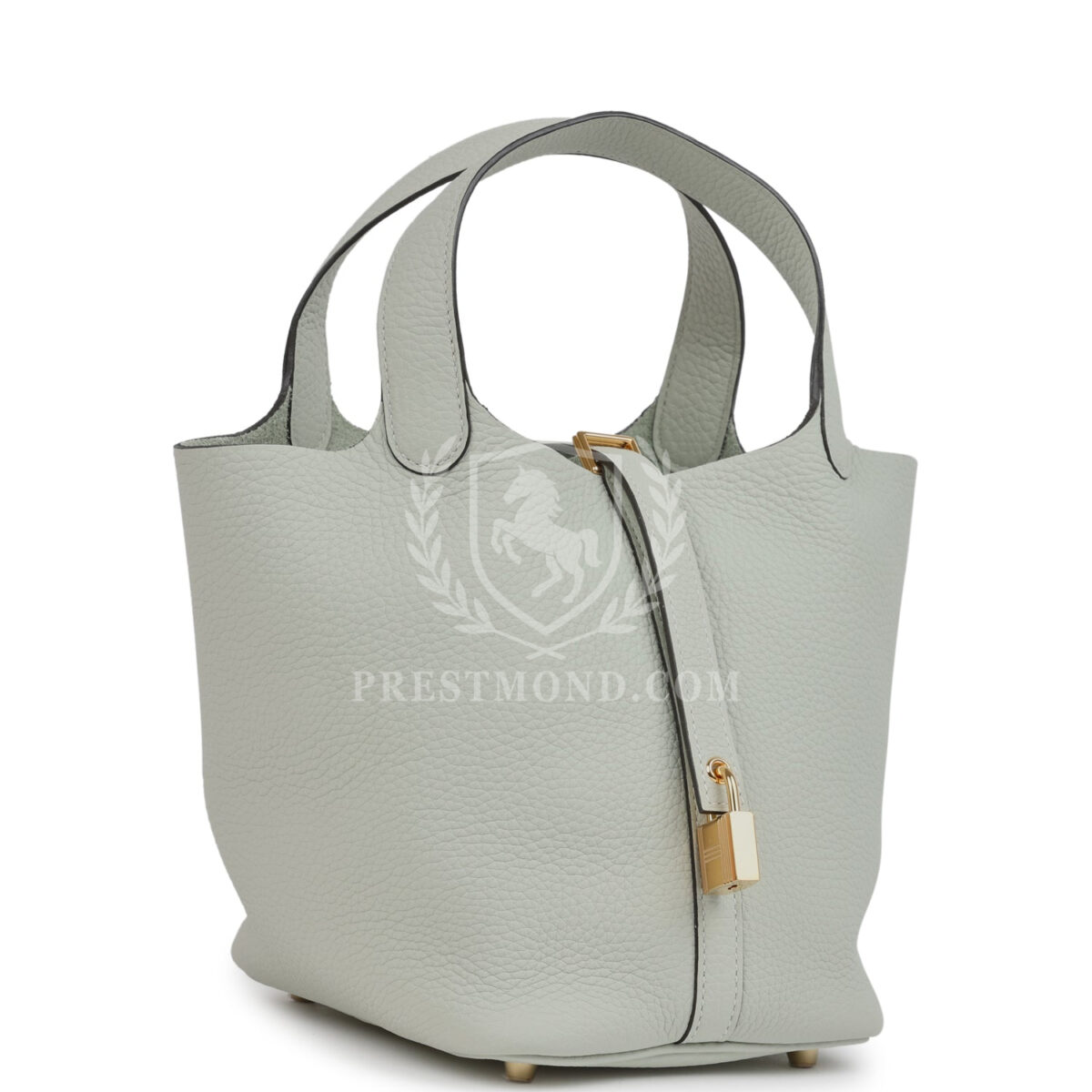 Hermes Picotin Lock 18 Gris Neve Clemence GHW — изображение 2