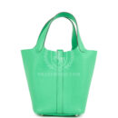 Hermes Picotin Lock 18 Vert Comics Clemence PHW