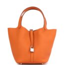 Hermes Picotin Lock 22 Orange Clemence PHW