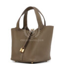 Hermes Picotin Lock 22 Etoupe Clemence GHW
