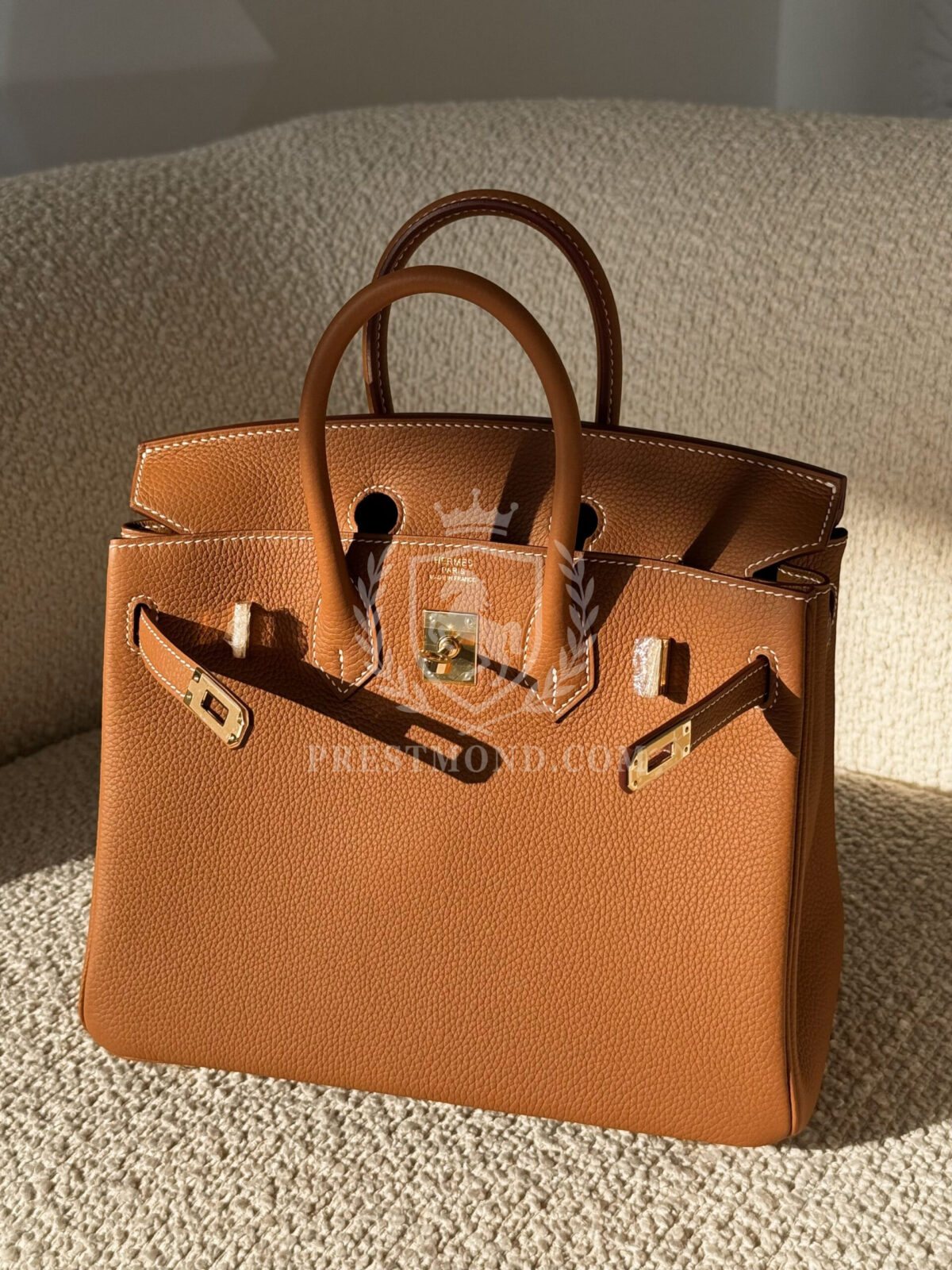 Birkin 25 Togo Gold GHW — изображение 10