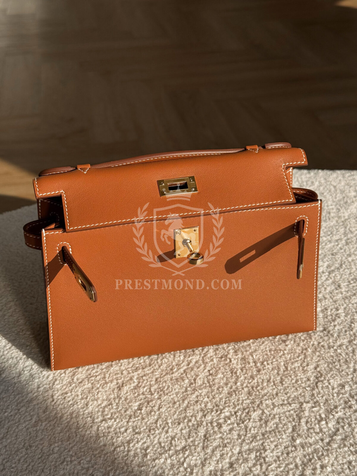 Kelly Pochette Swift Gold GHW — изображение 2