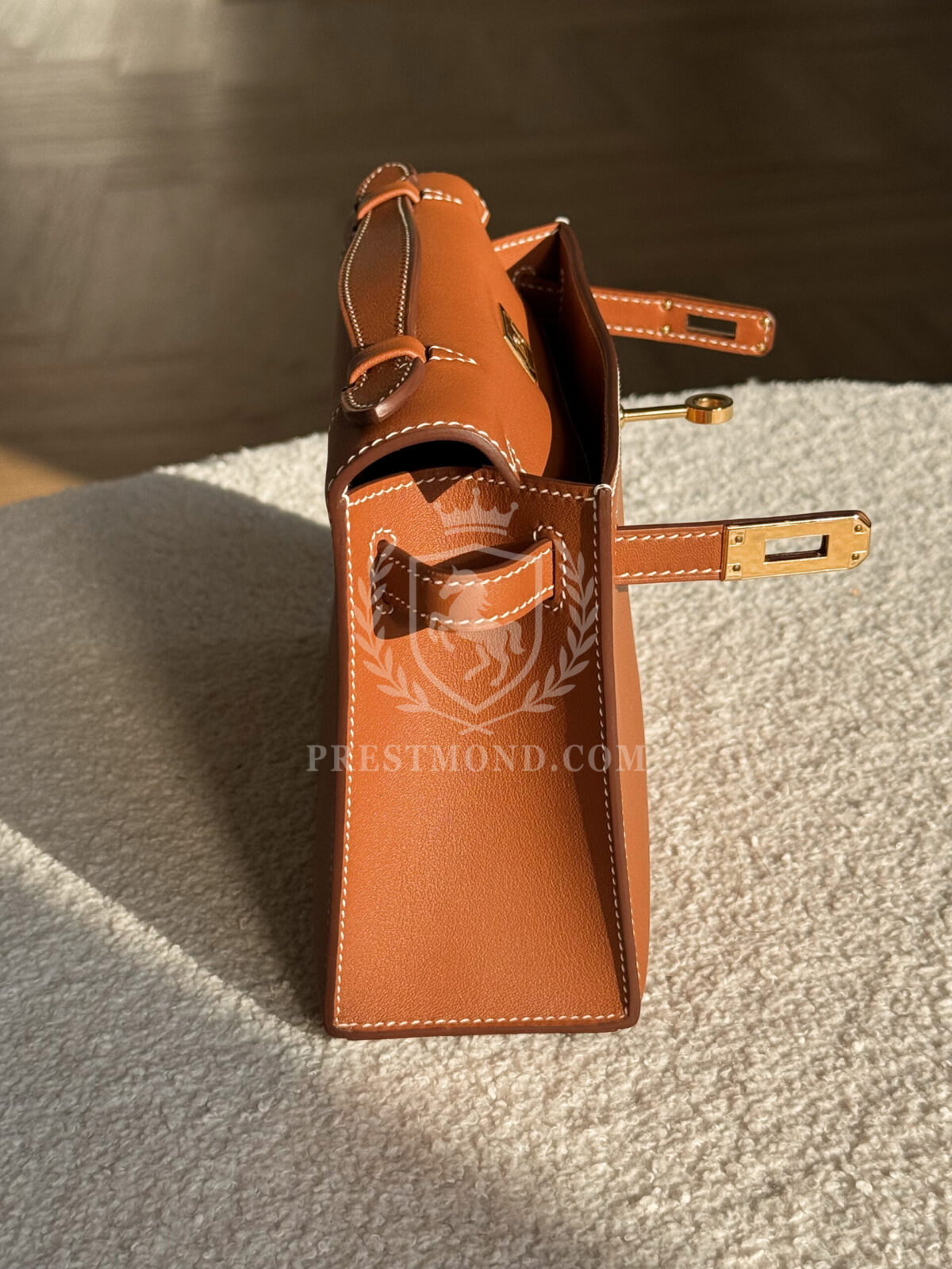 Kelly Pochette Swift Gold GHW — изображение 5