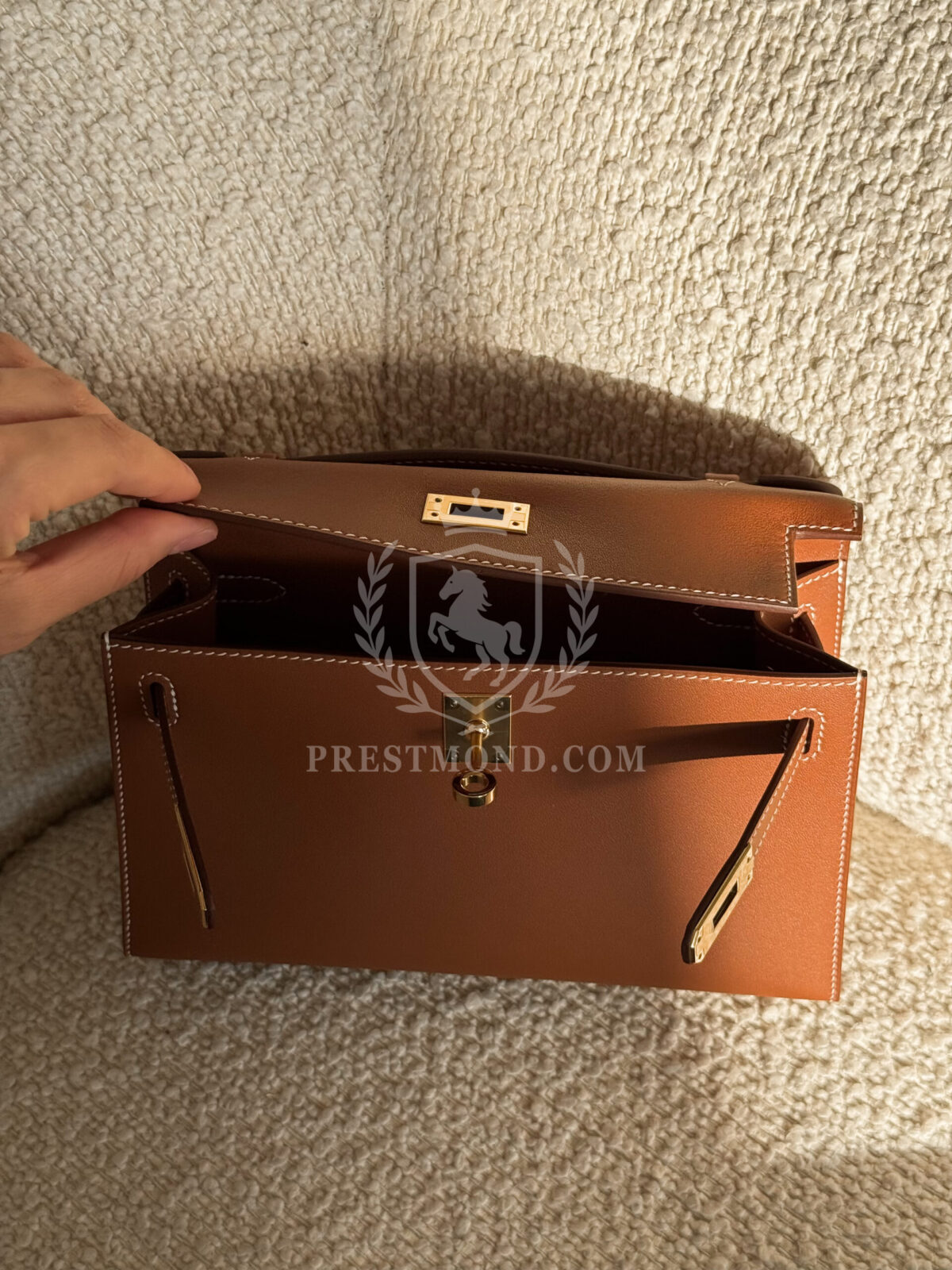 Kelly Pochette Swift Gold GHW — изображение 8