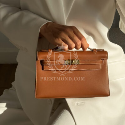 Kelly Pochette Swift Gold GHW