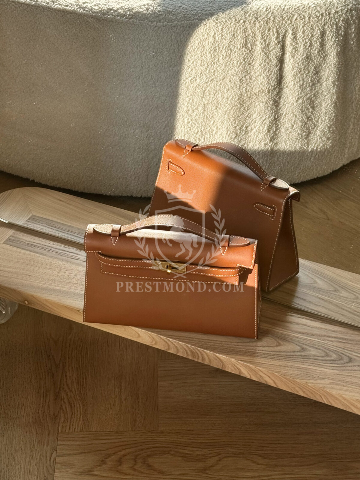 Kelly Pochette Swift Gold GHW — изображение 13