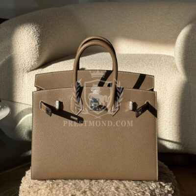 Birkin 25 Epsom Etoupe PHW