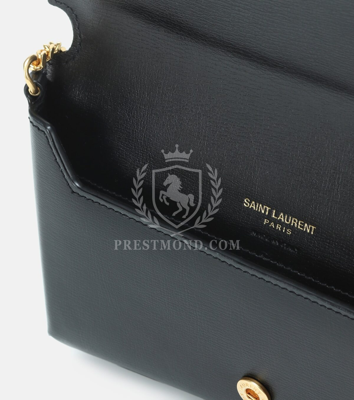 YSL Cassandra phone holder in smooth leather — изображение 3