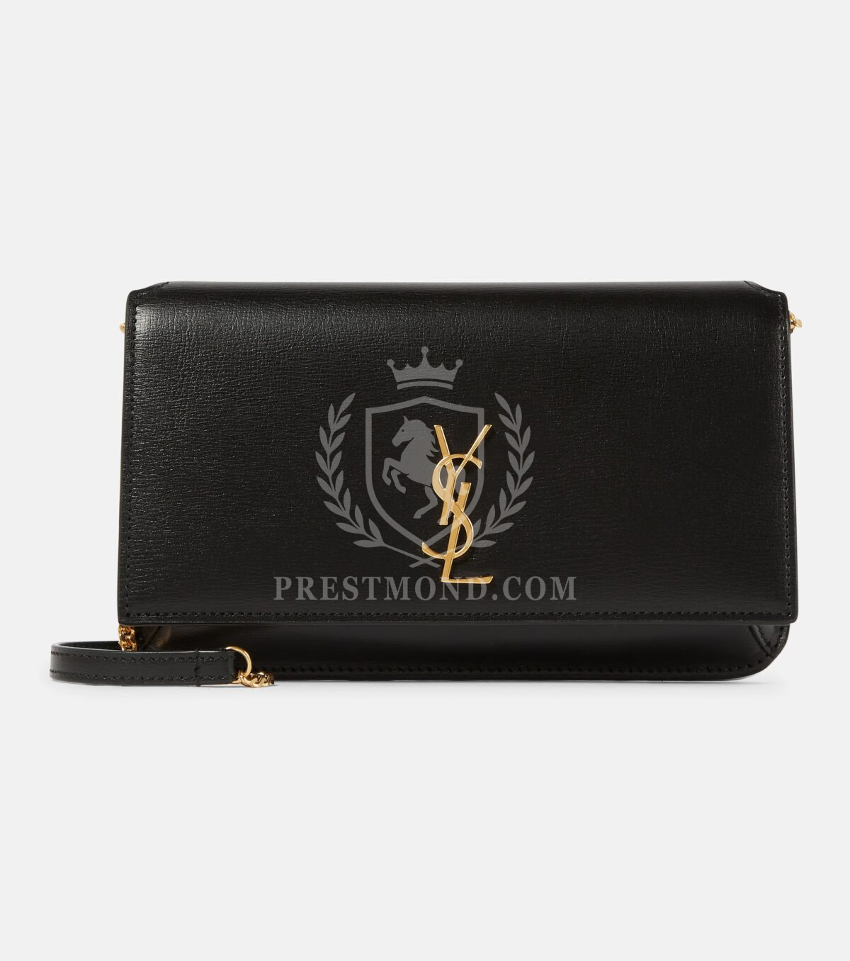 YSL Cassandra phone holder in smooth leather — изображение 6