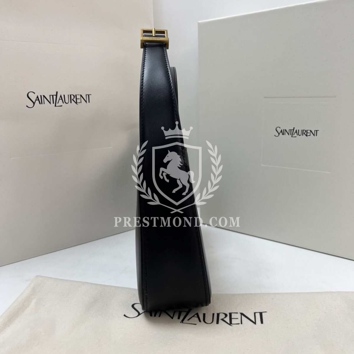 YSL Le 5 à 7 Hobo Bag in smooth leather — изображение 6