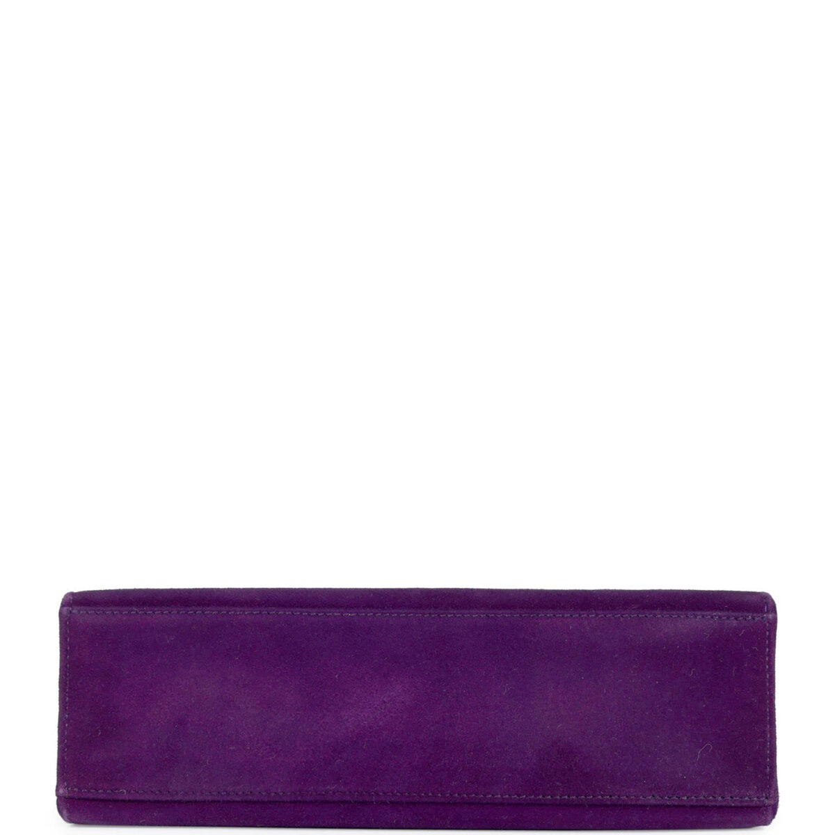 Vintage Hermes Kelly Pochette Violet Doblis GHW — изображение 6
